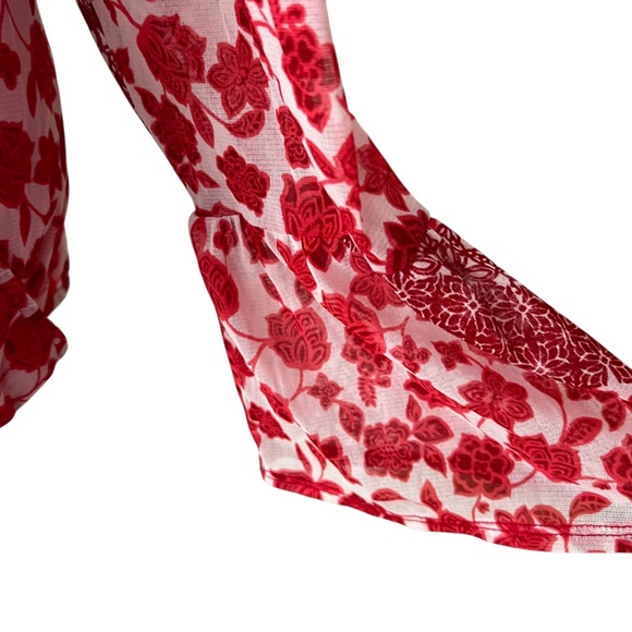 I.N.C International Concepts 3X Top Plus blouse Long Sleeve Fall boho shirt Bell - Picture 6 of 17